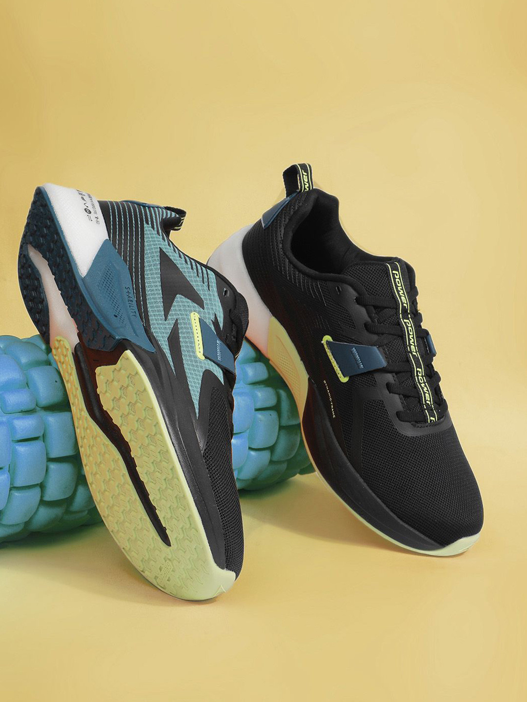 Power Men Mesh Running Non-Marking Lace-Up Sports Shoes