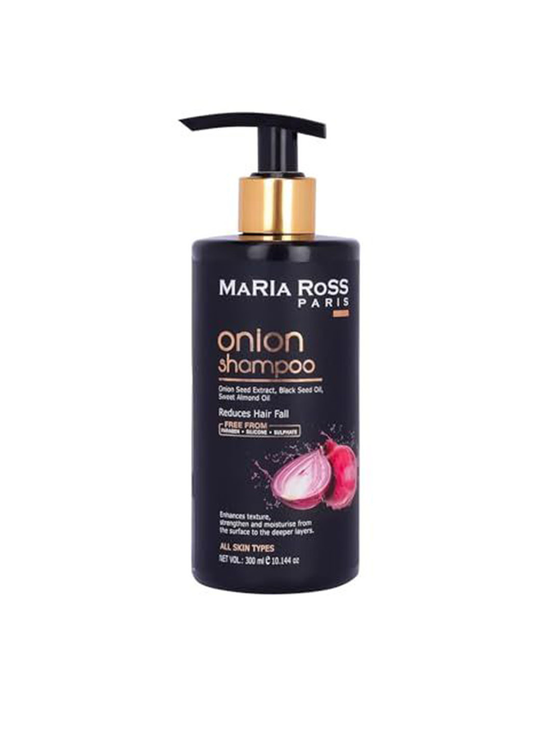 MARIA ROSS PARIS Onion Shampoo With Onion Seed Extract 300ml