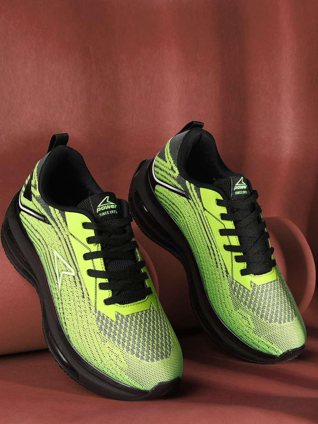 Power Men Running Non-Marking  Lace-Up Sports Shoes