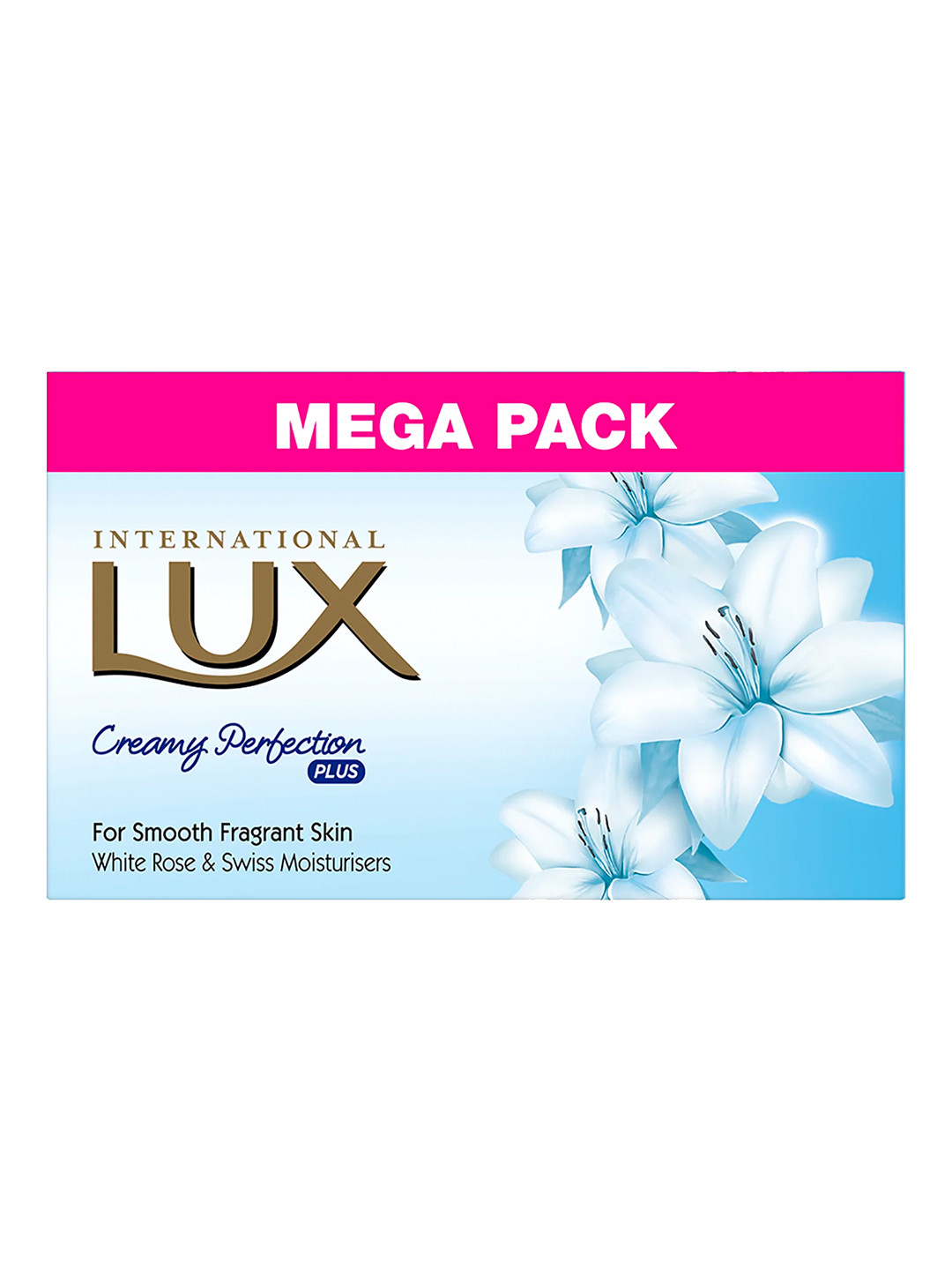 LUX Set Of 4 International Creamy Perfection Plus Moisturizer Bathing Soap - 500g