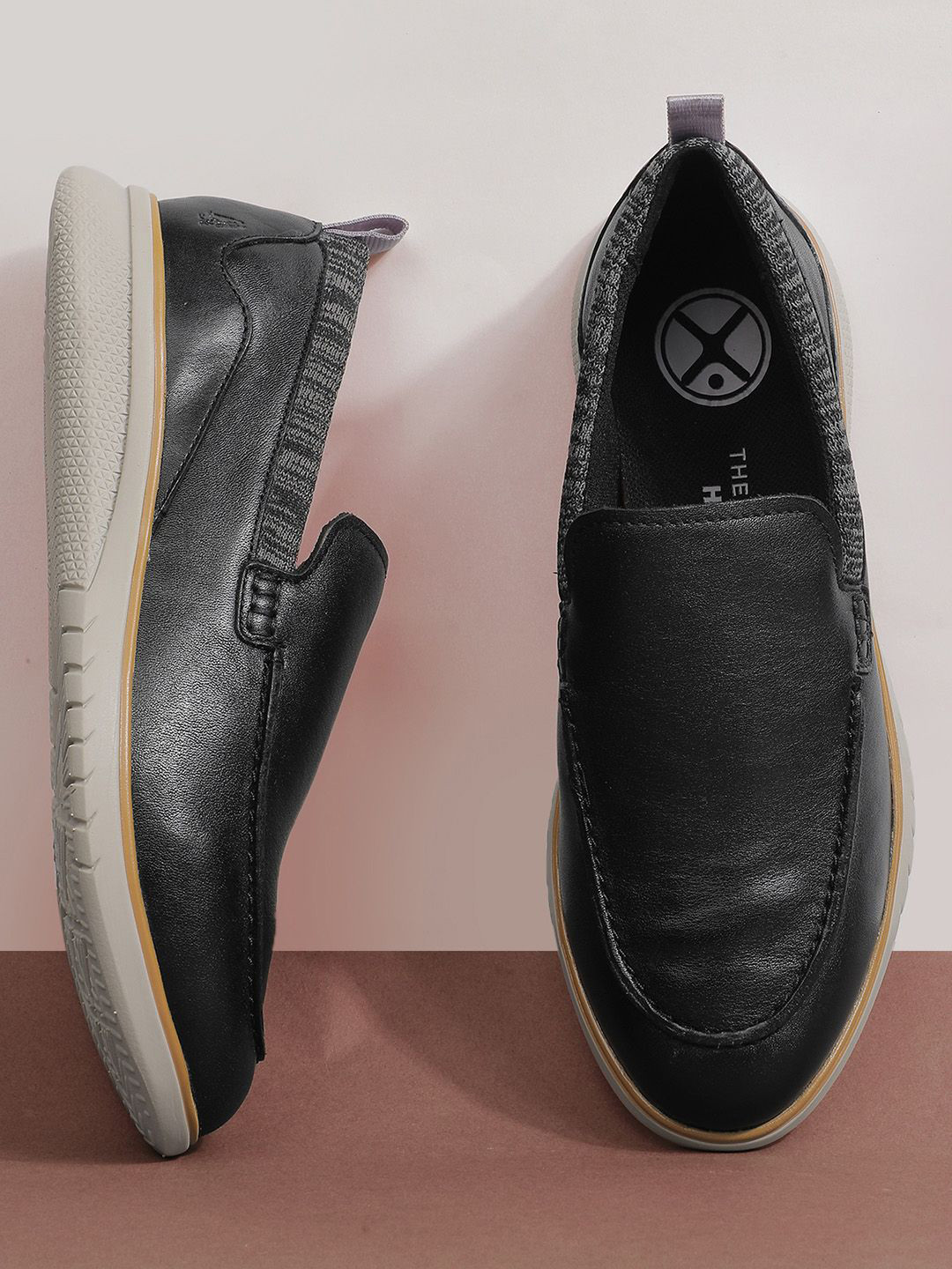 Hush Puppies Women Slip-On Leather Loafers