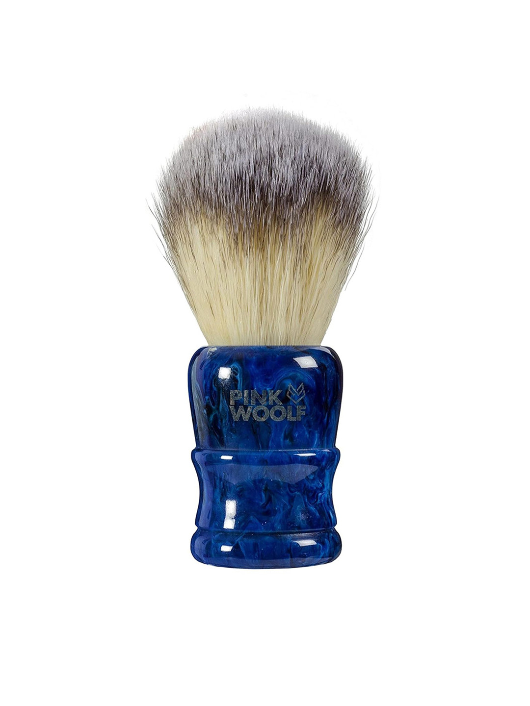 PINK WOOLF Synthetic Shaving Brush-Blue