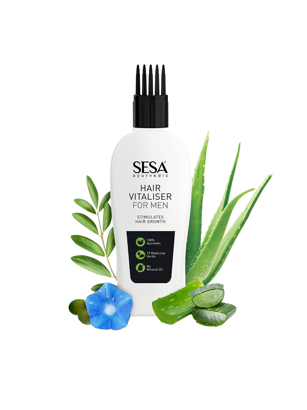 Sesa Men Hair Vitalizer Oil with 19 Medicinal Herbs - 100ml