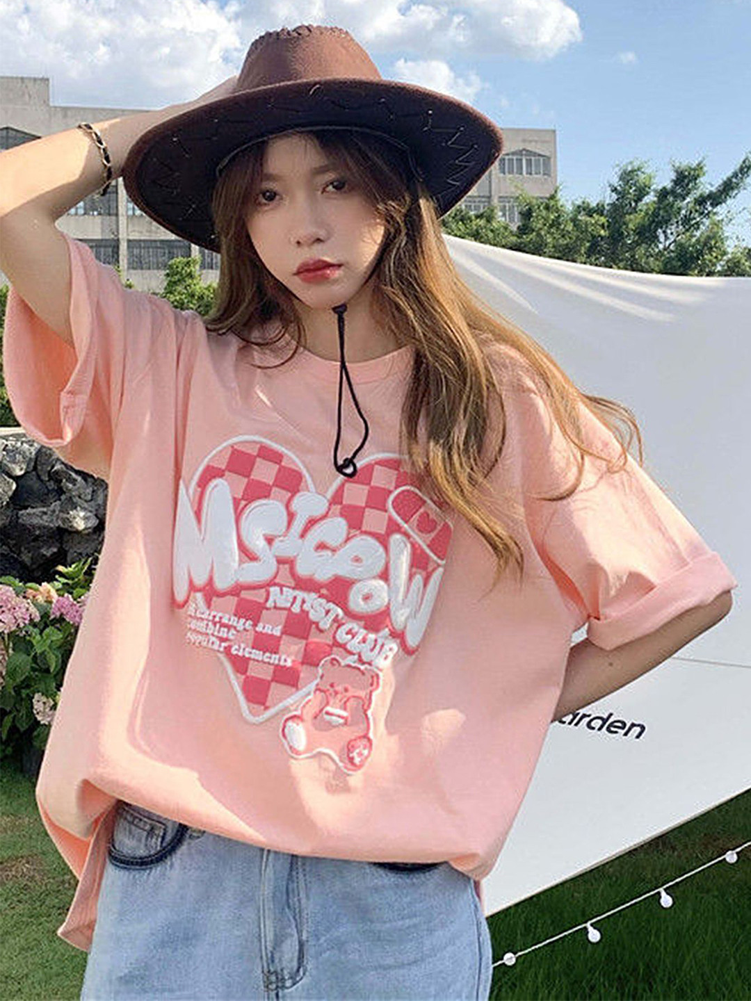 LULU & SKY Print Flutter Sleeve Tank Top