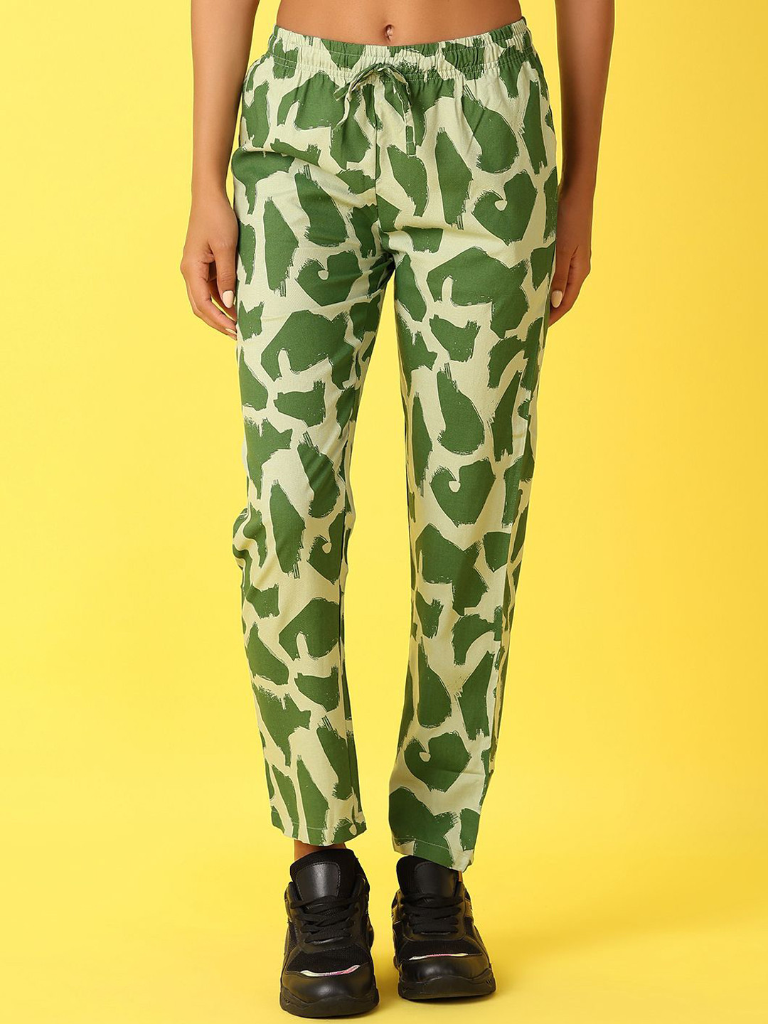 V-Mart Western Printed Mid Rise Trousers