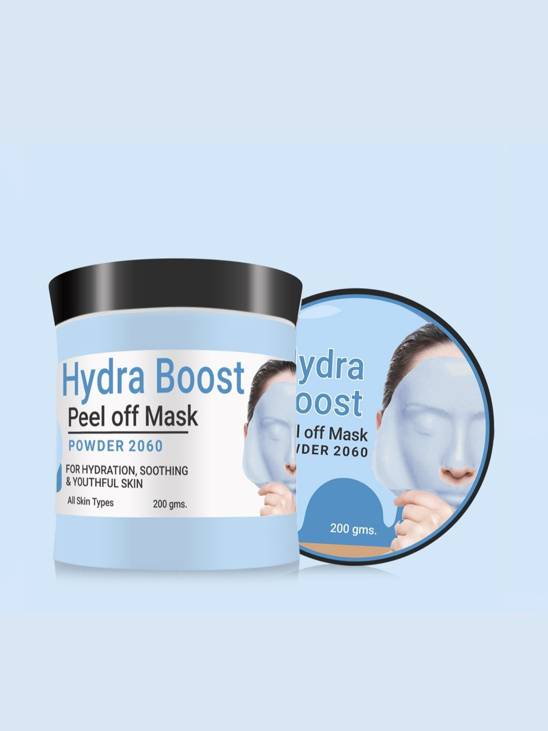 Volamena Organics Hydra Boost Peel Off Mask Combo-200g+200m
