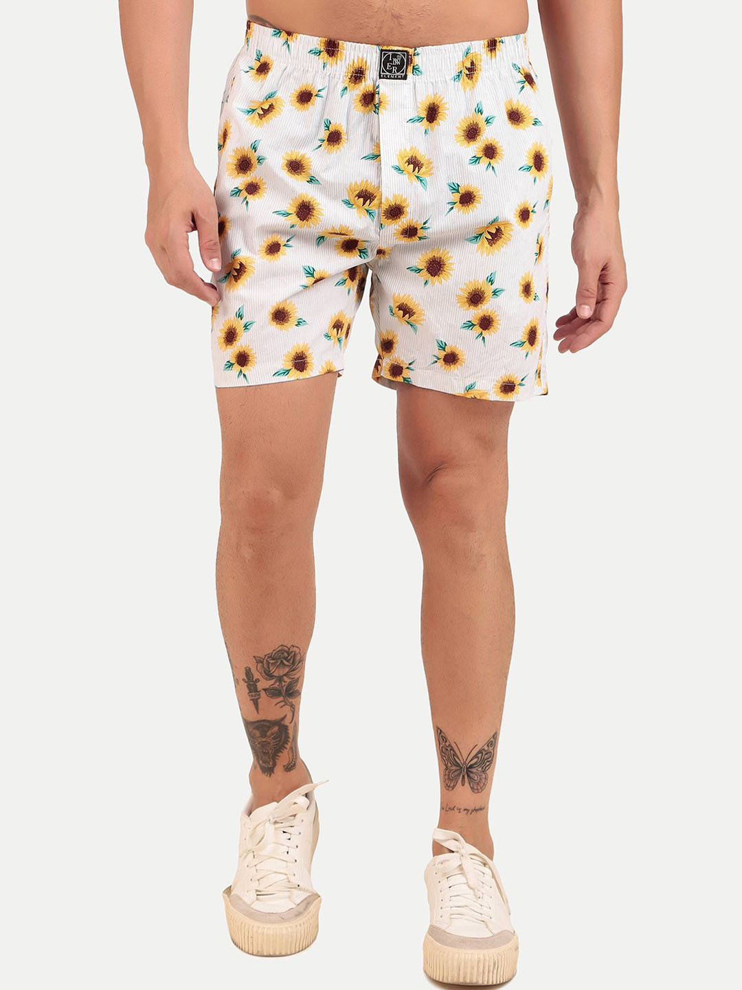 inner element Printed Cotton Boxers Boxer_Print_Sunflower _Pk1_M