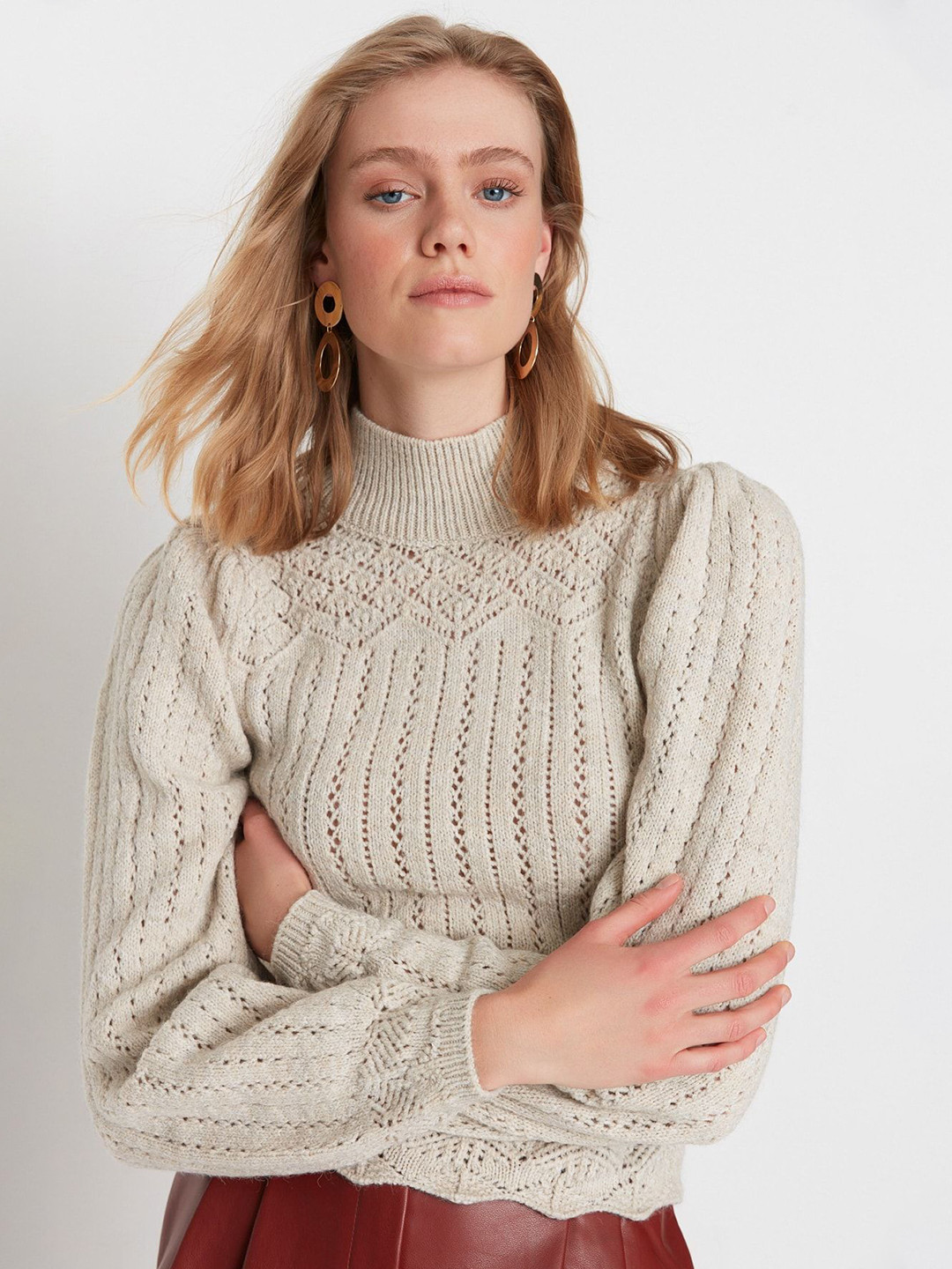 Trendyol Puff Sleeve Top