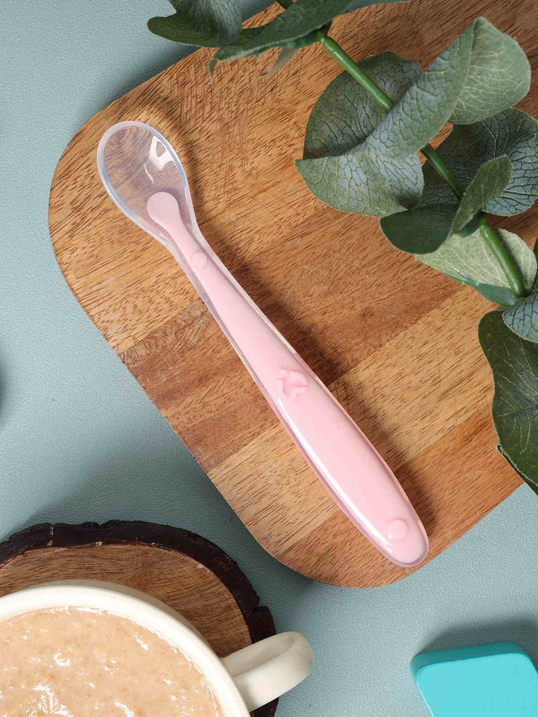 KICKS & CRAWL Girls Silicone Long Spoon