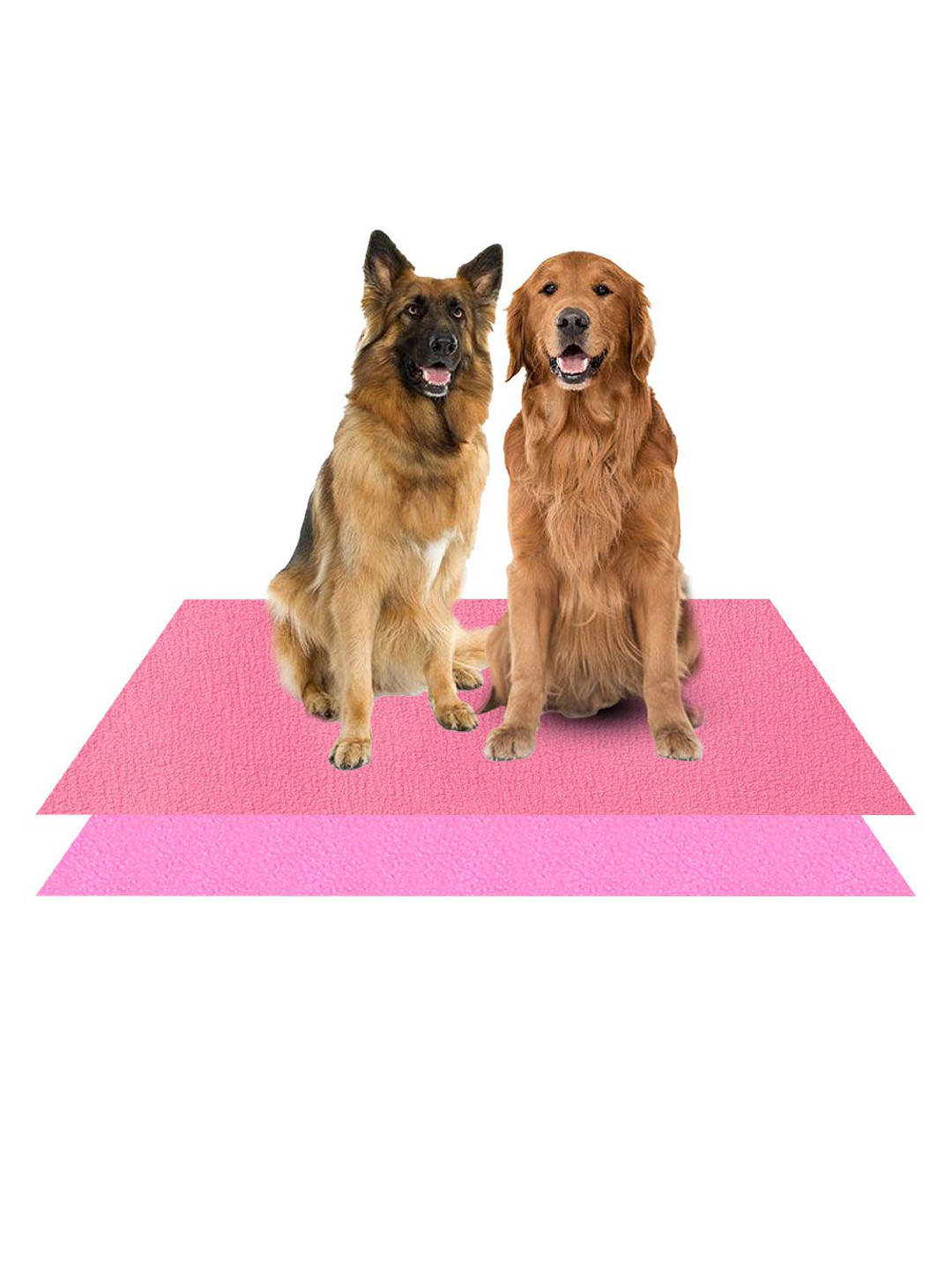 AMORITE Salmon Rose and Pink Waterproof Washable Pet mat For Dogs and Cats