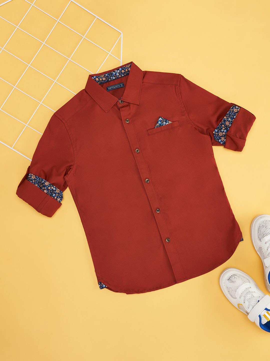 Pantaloons Junior Boys Opaque Casual Shirt