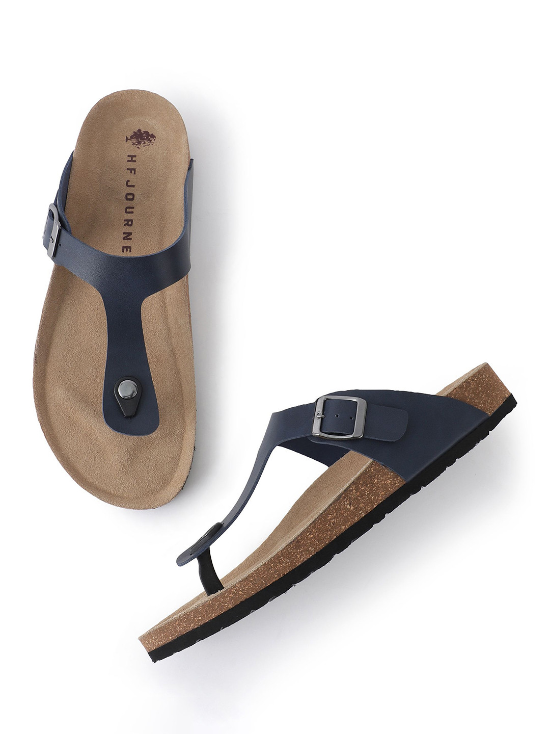 HF JOURNEY Men Open One T-strap Comfort cork Sandals