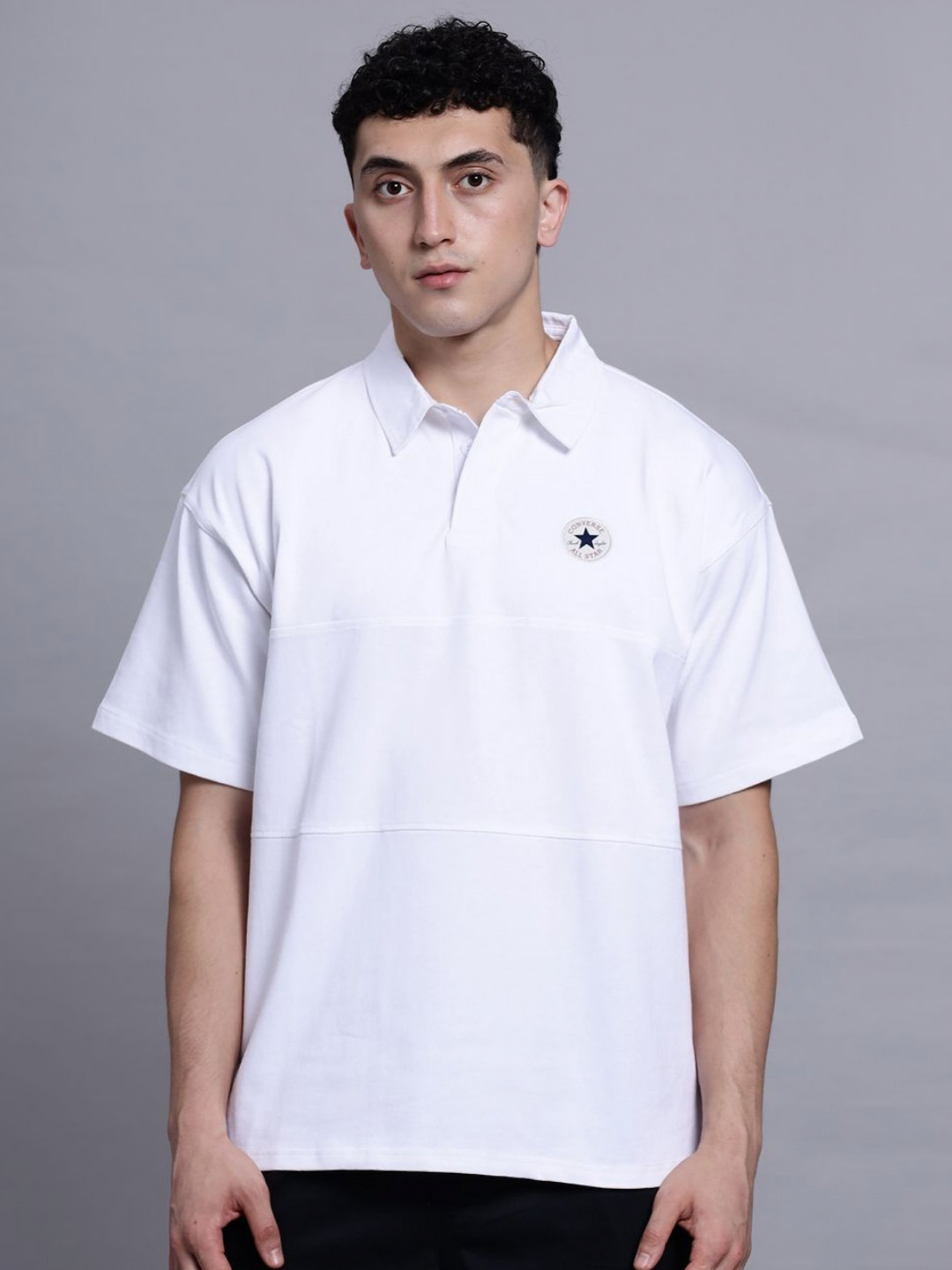 Converse Men All Star Short Sleeve Rugby T-shirt