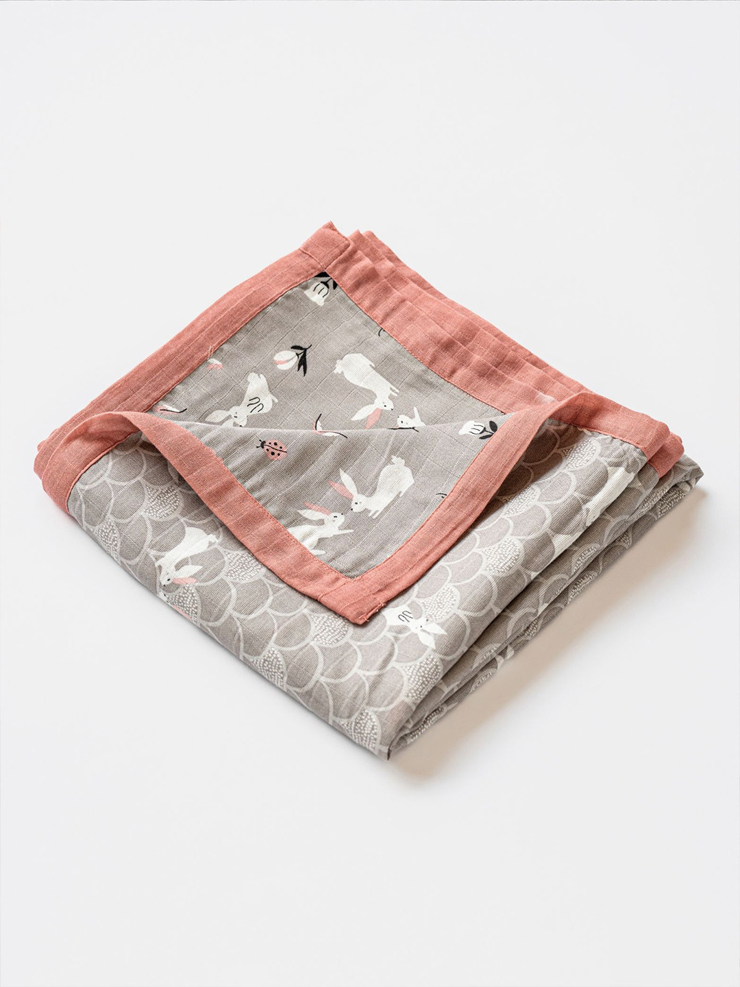 cocoon care Black & Grey Cartoon Characters AC Room 350 GSM Single Bed Blanket