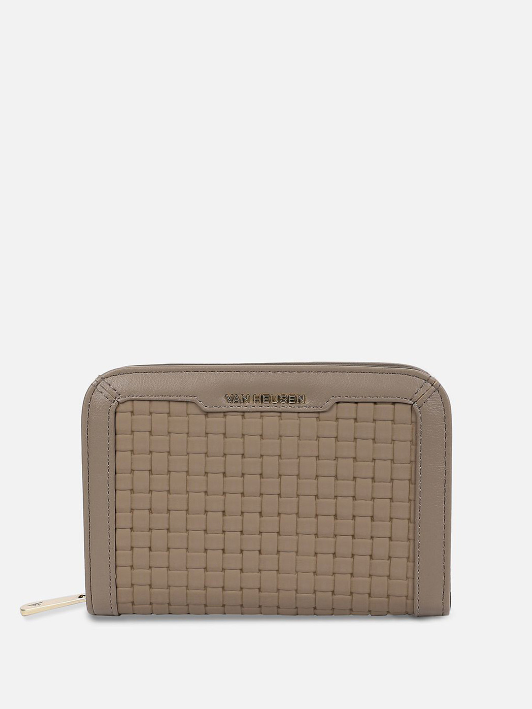 Van Heusen Woman Geometric Leather Zip Around Wallet