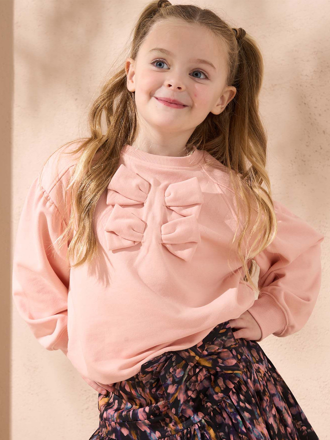 Angel & Rocket Girls Solid Sweatshirt