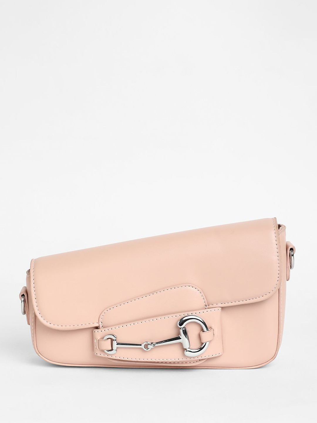 HAUTE SAUCE  Baguette Leather Shoulder Bag