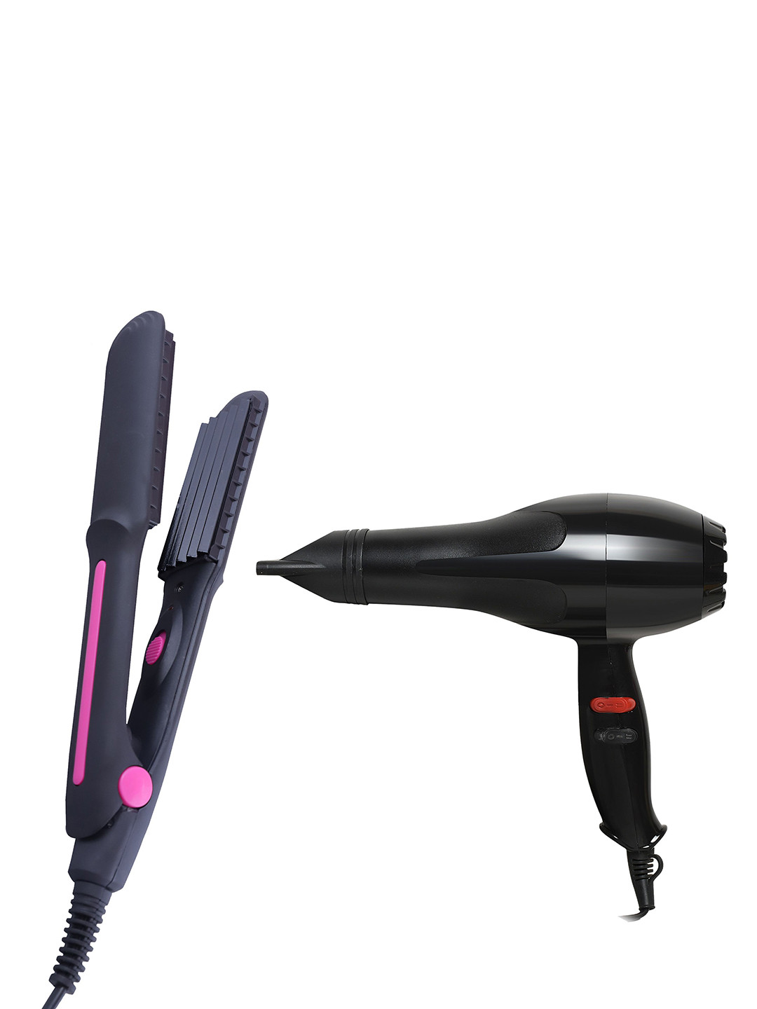 NIRVANI Set of 6130 Professional Hair Dryer 1800 Watt & Crimping Machine