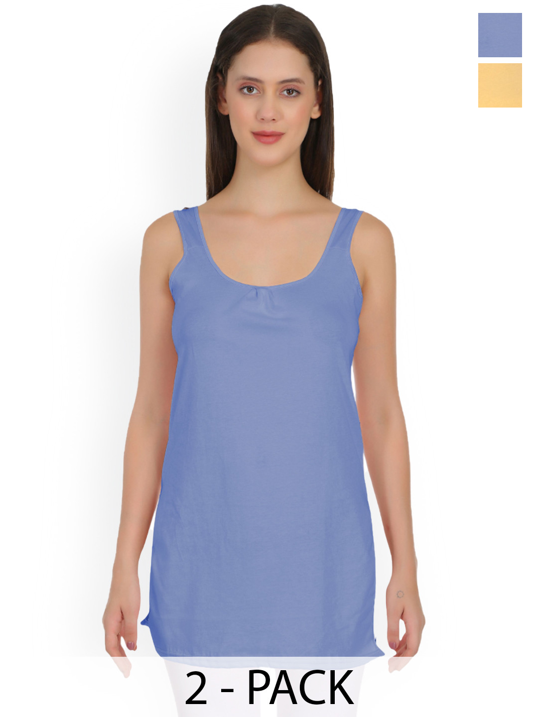 SELFCARE Pack Of 2 Cotton Camisoles-61099010