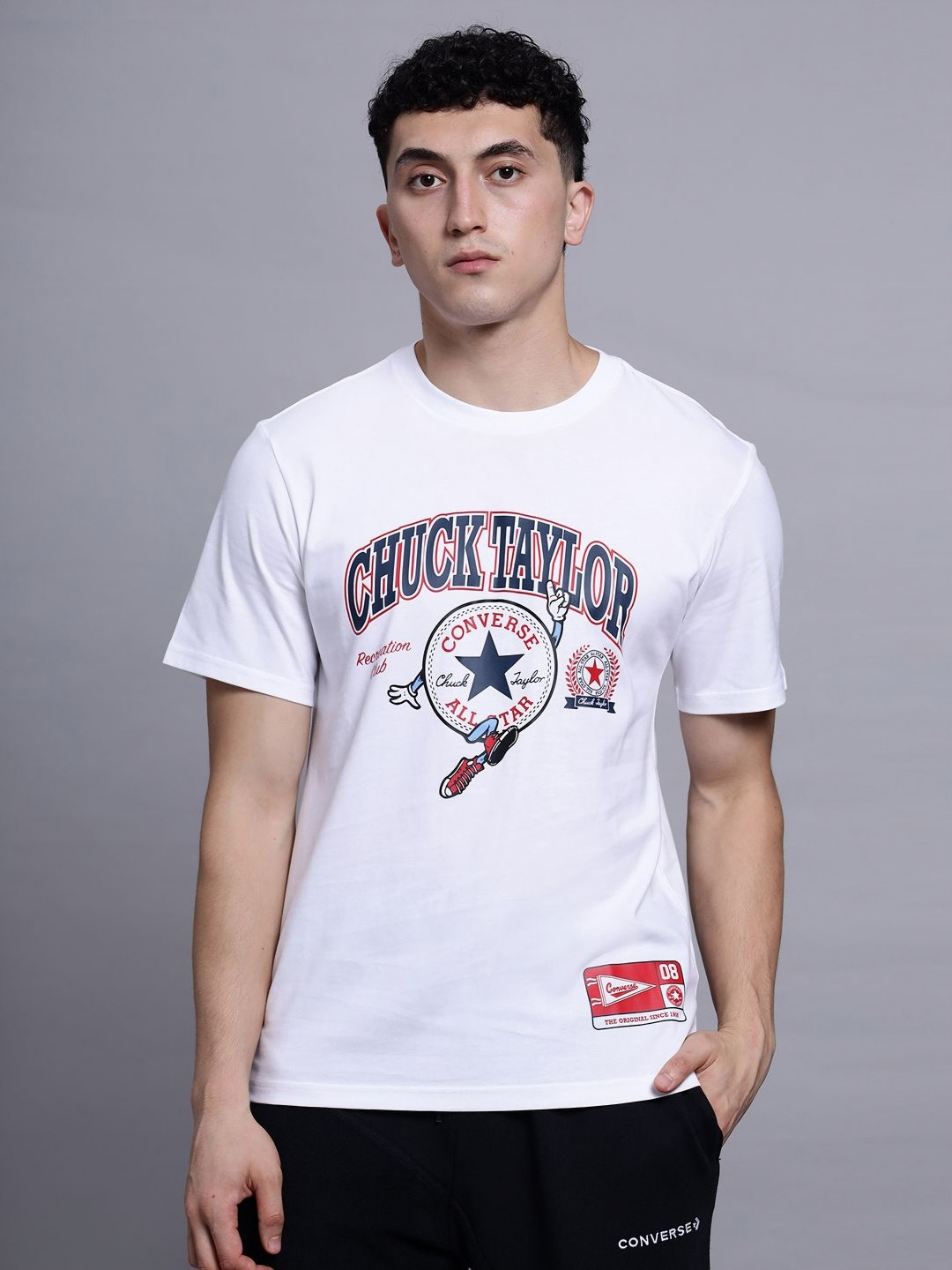 Converse Men Chucks Retro Collegiate Graphic T-Shirt