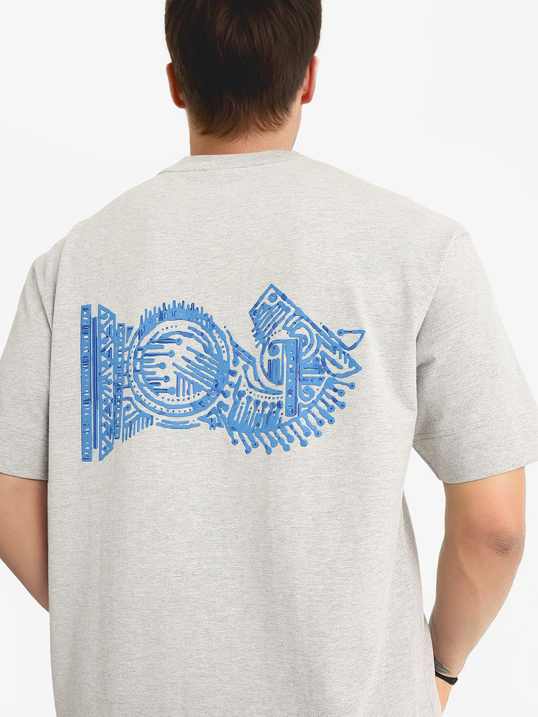 RARE RABBIT Men Raw Edge T-shirt