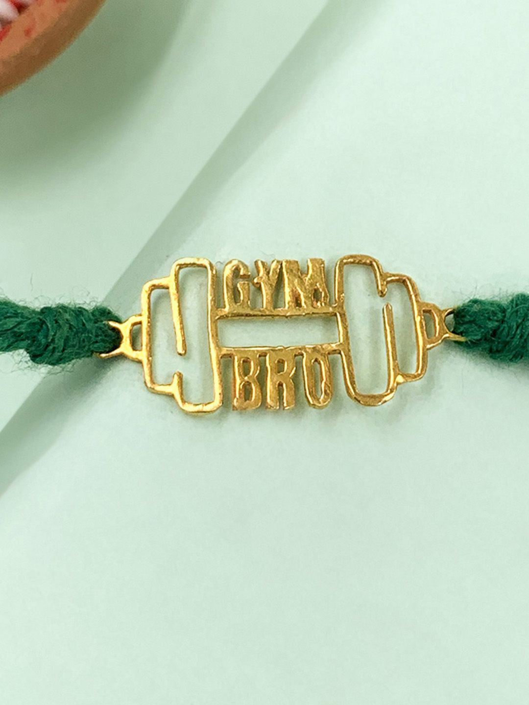 Unniyarcha 92.5 Sterling Silver Gym Bro Thread Rakhi