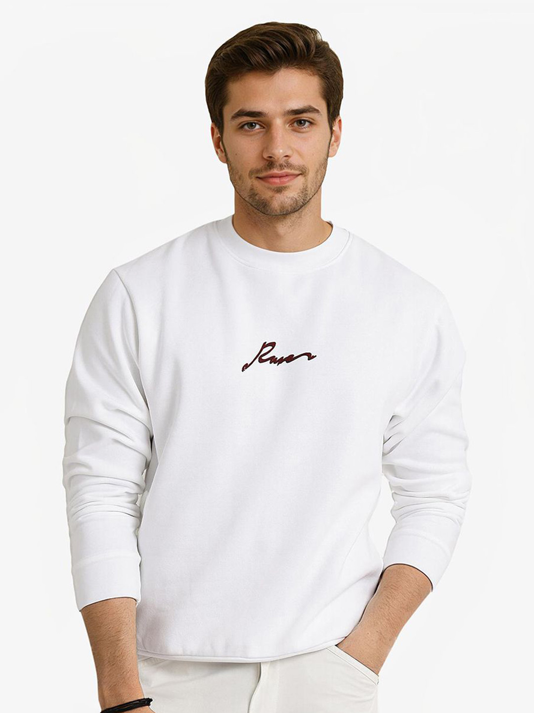 RARE RABBIT Men Hooded Sweatshirt