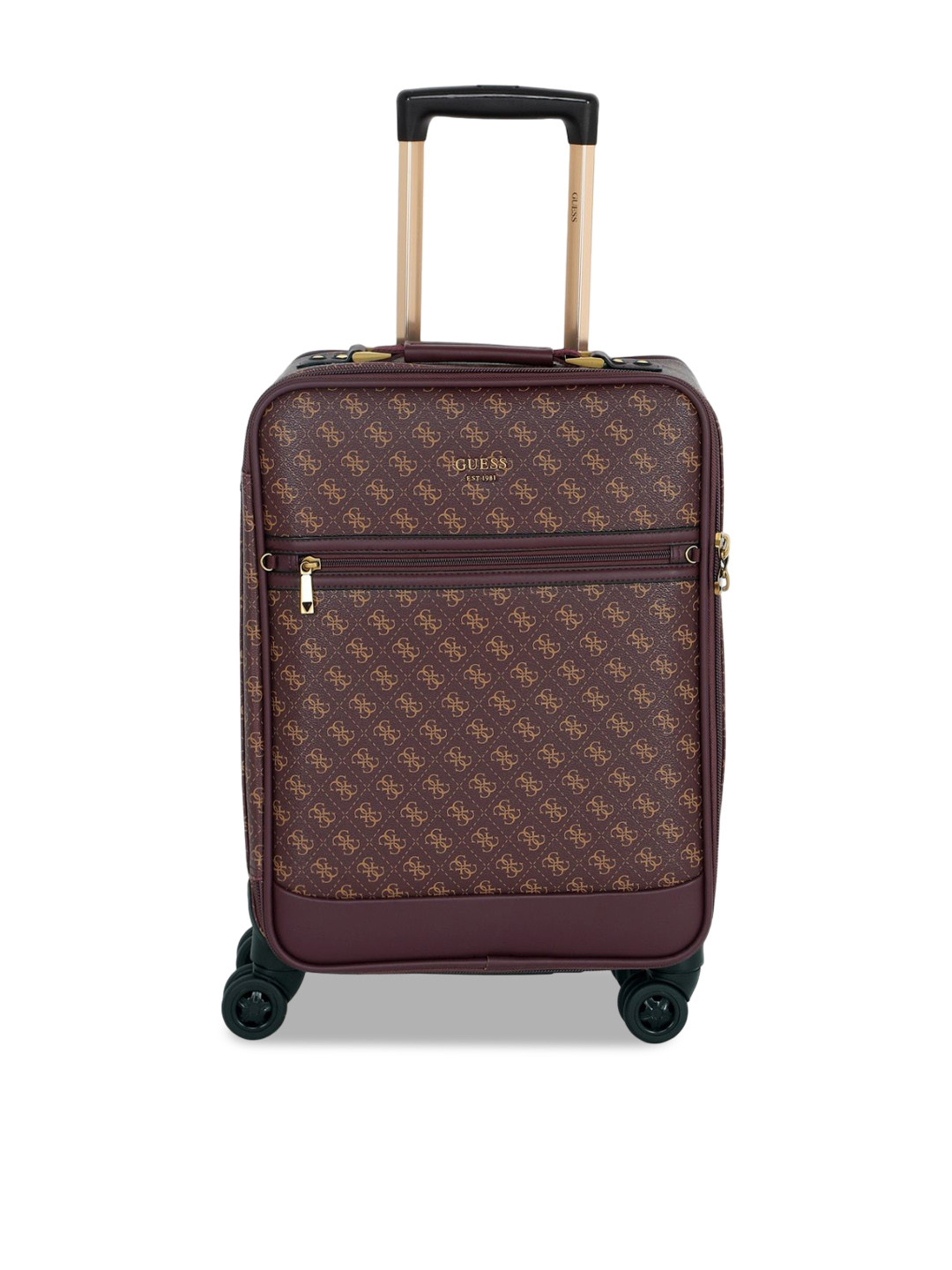 GUESS Printed Soft Suitcase Trolley Bag