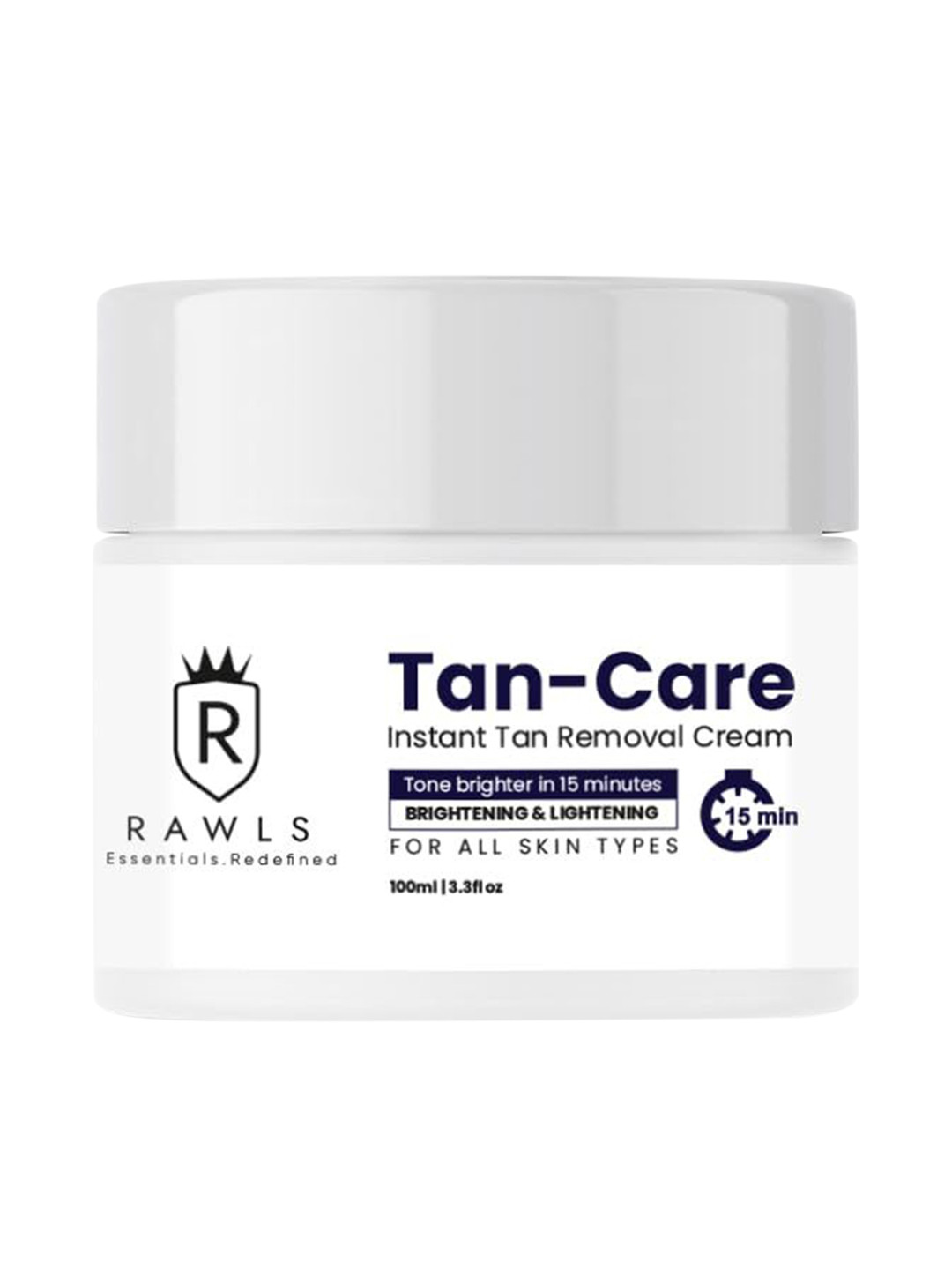 RAWLS Tan-Care Instant Tan Removal Cream For Brightening & Lightening Skin - 100ml