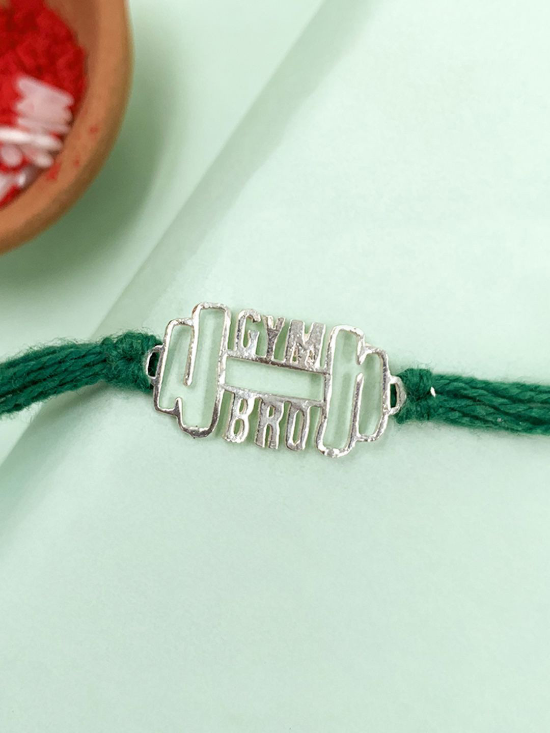 Unniyarcha Pure 92.5 Silver Gym Bro Thread Rakhi