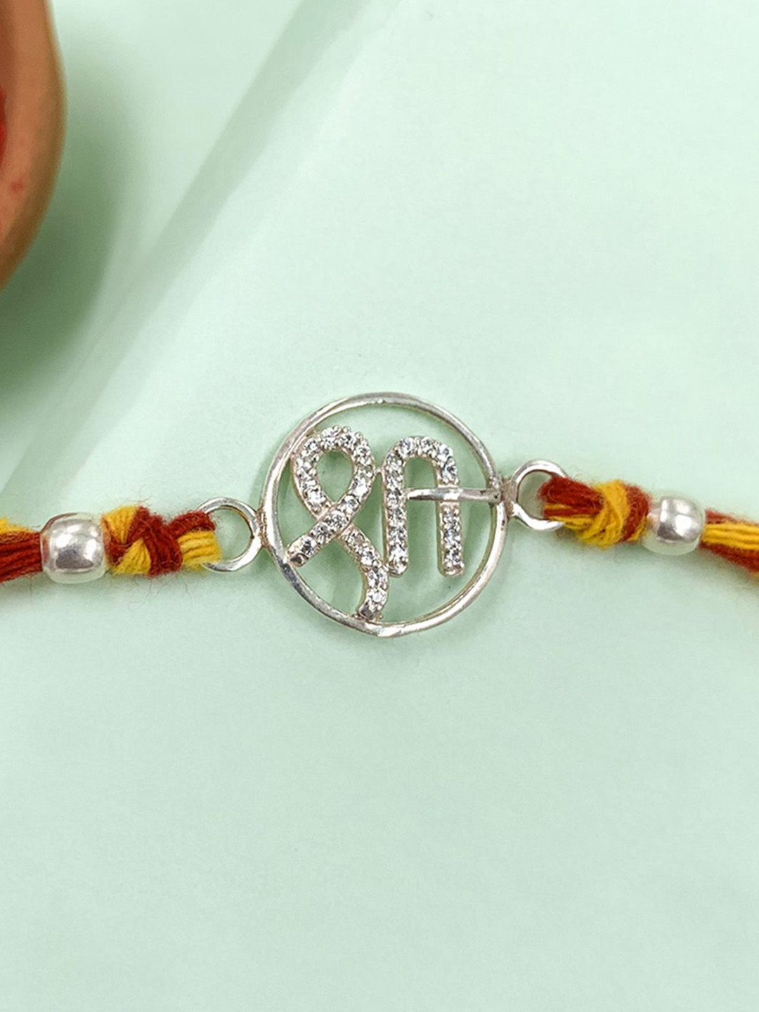 Unniyarcha Pure 92.5 Silver Shree Thread Rakhi