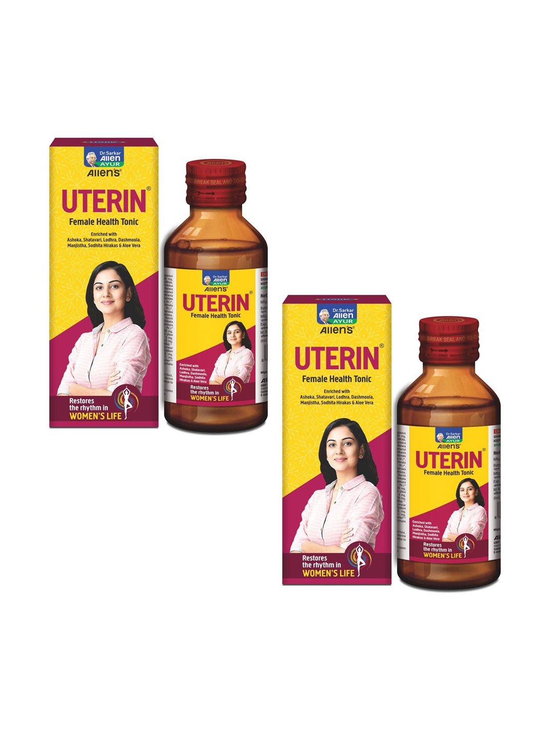ALLEN Women Set Of 2 Uterin Health Tonic - 250 ml Each