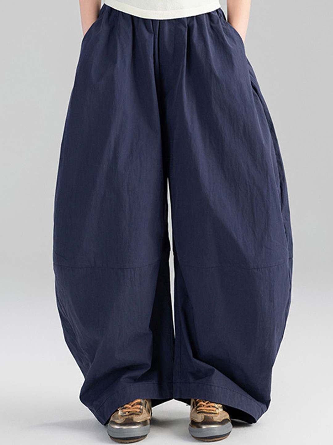 INCLUD Girls Elasticated Baggy Fit Pants