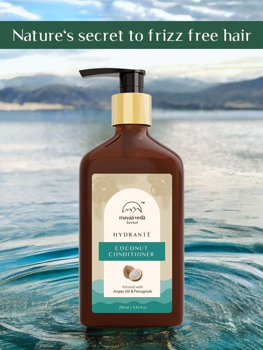 Mayaa Veda Herbal Hydrante Coconut Conditioner With Argan Oil & Fenugreek-250ml