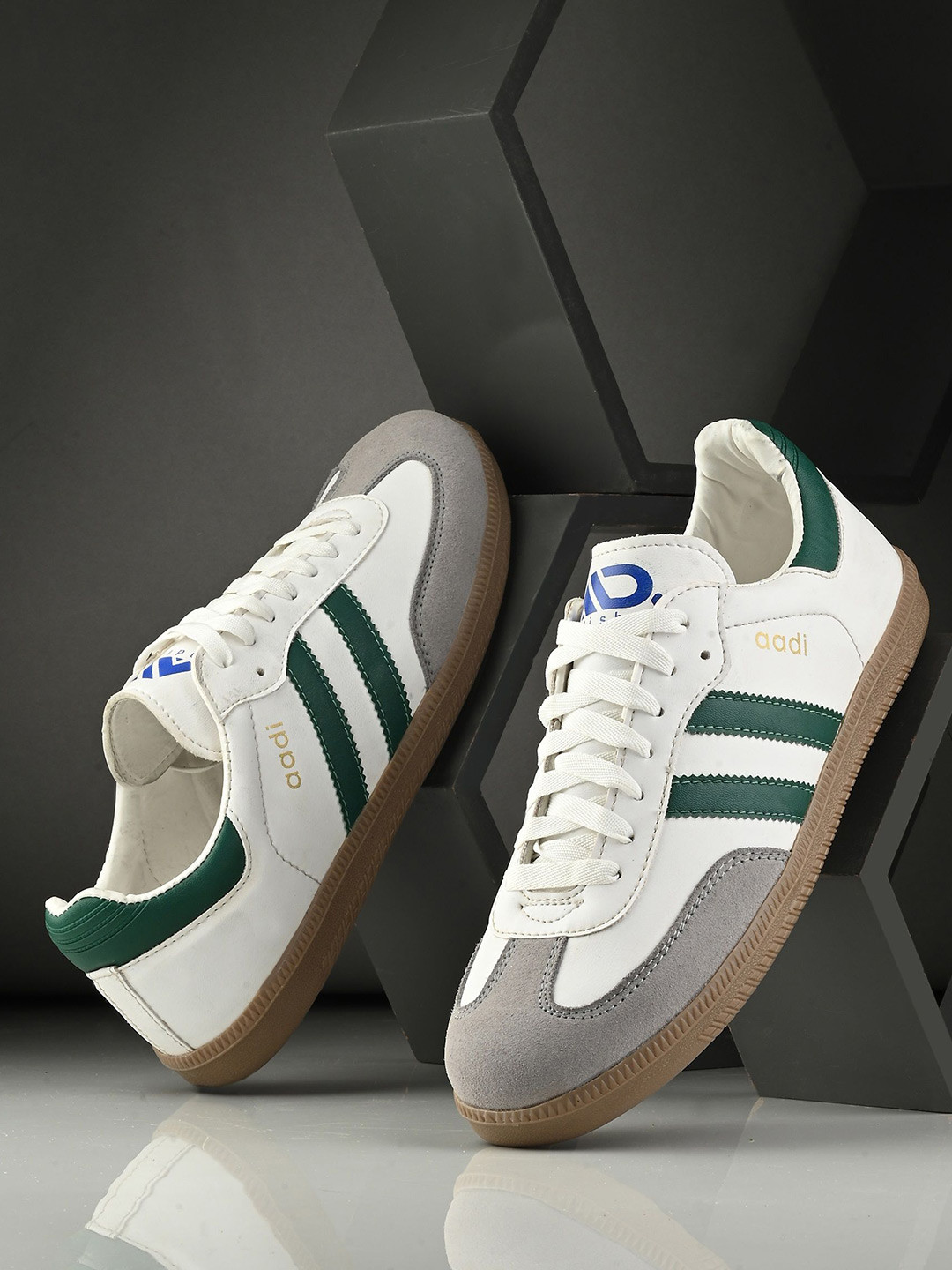 aadi Men Non-Marking Lightweight Outdoor Lace Up Running Casual Shoes