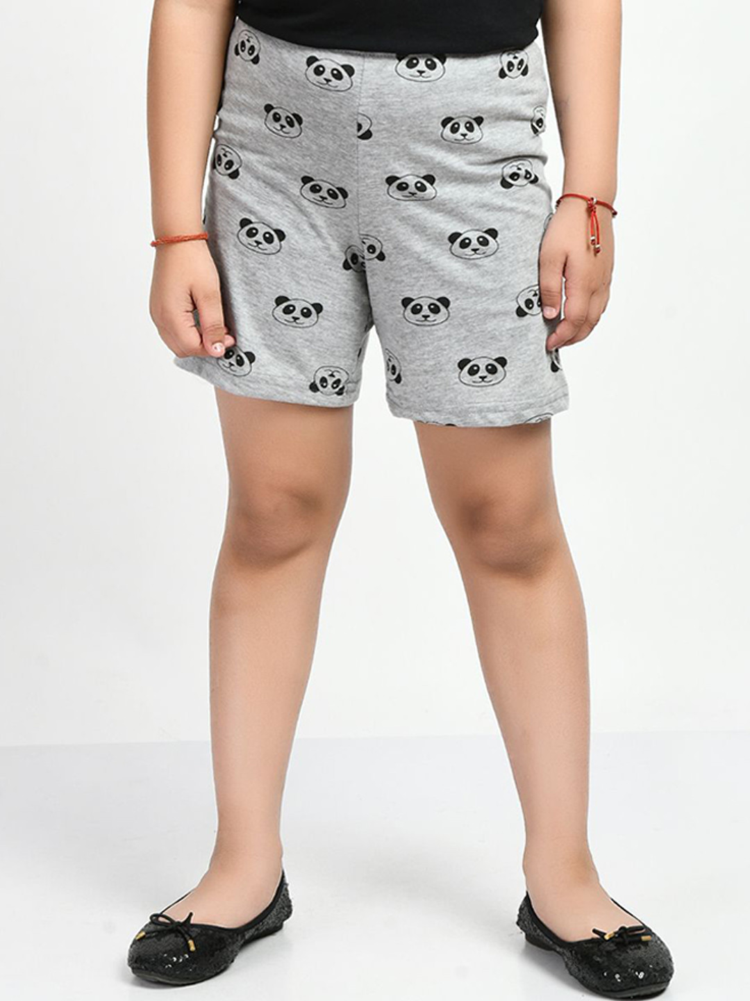 KAYU Girls Floral Printed High-Rise Shorts