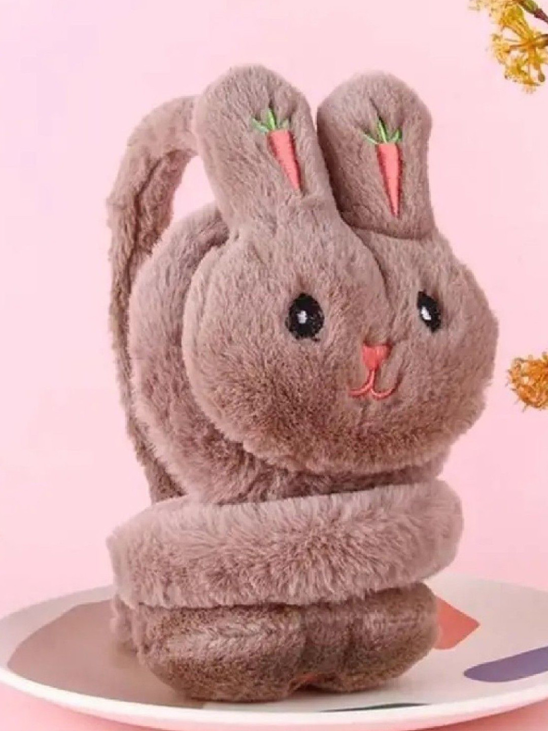 Poftik Kids Rabbit Earmuff Soft Headband