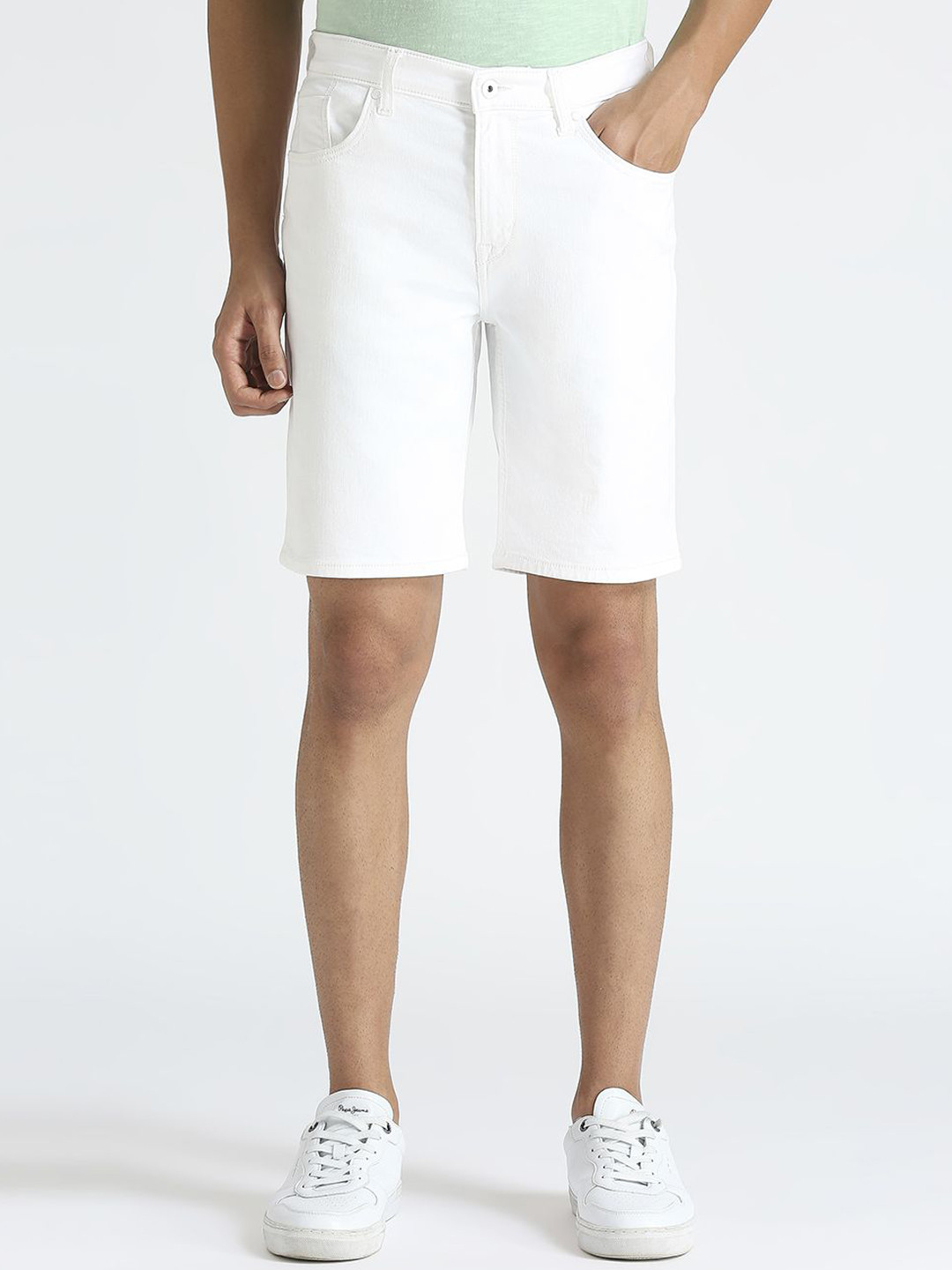 Pepe Jeans Men Mid Waist Denim Shorts