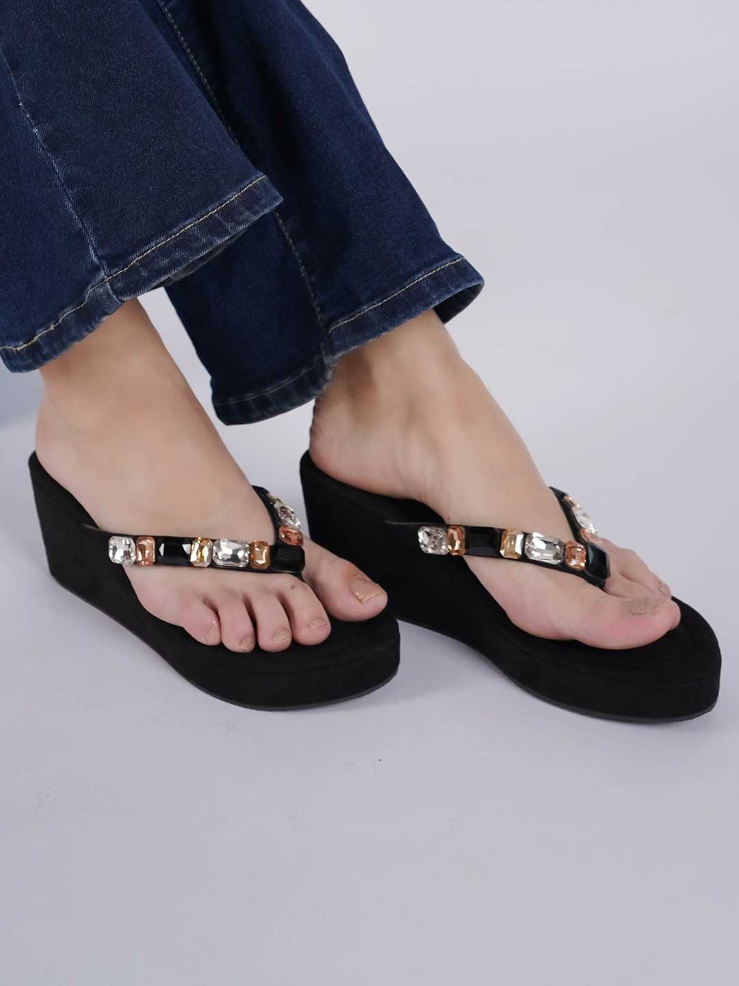 Shezone Women Wedge Heels Sandals