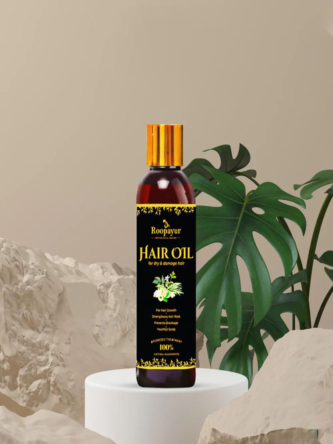 ROOPAYUR Anti Hairfall Oil With Amla-100ml