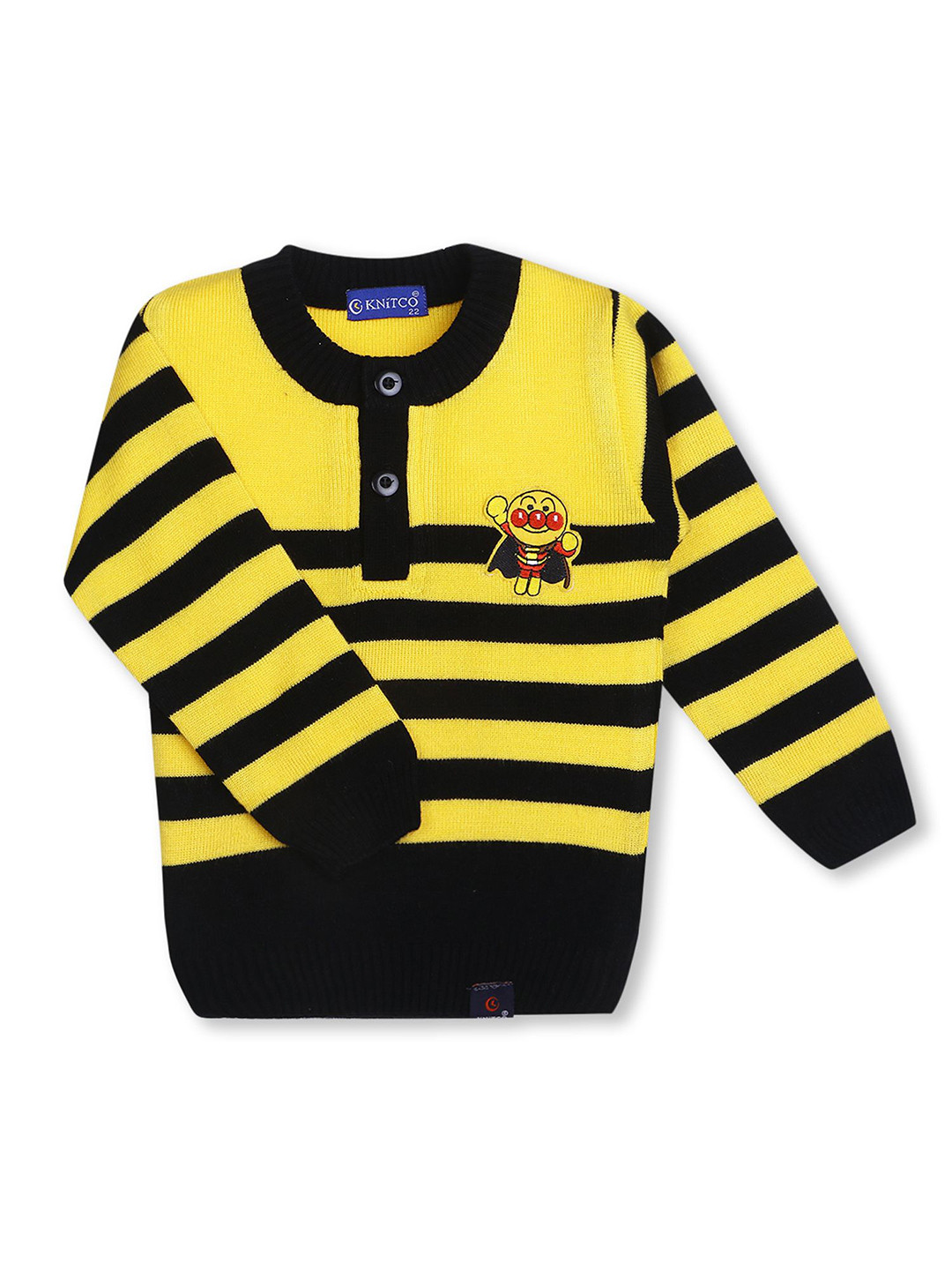 KNITCO Unisex Kids Striped Pullover