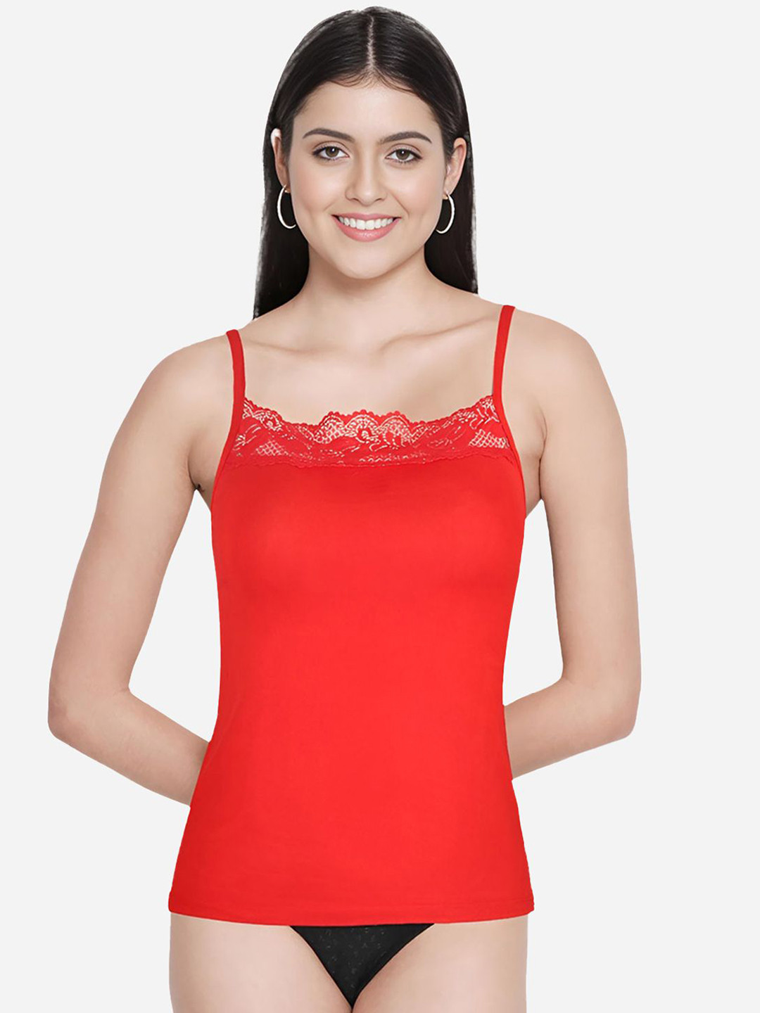 shyaway Non-Padded Camisoles 633-Red