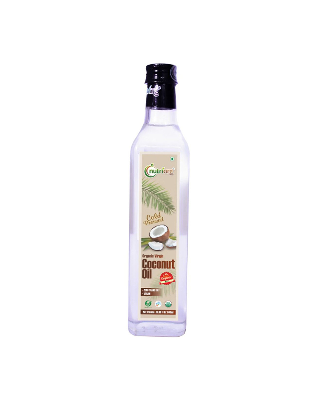 nutriorg Certified Organic Virgin Coconut Oil-500 ml