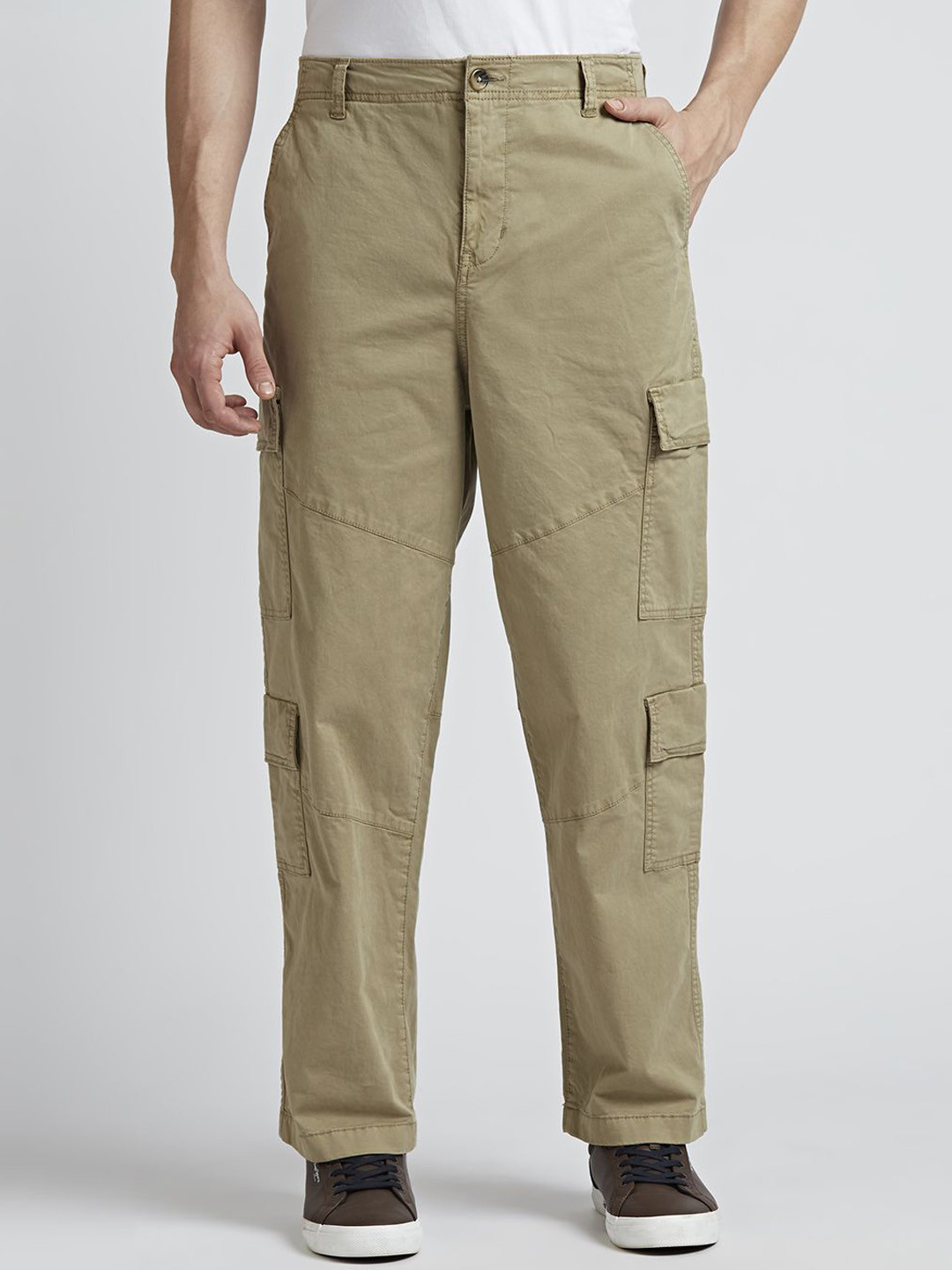 Pepe Jeans Men Loose Fit Cargos Trousers