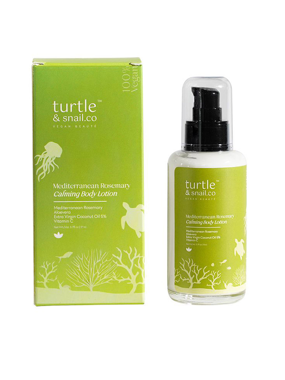 Turtle & Snail Mediterranean Rosemary Calming Body Lotion 111 ml