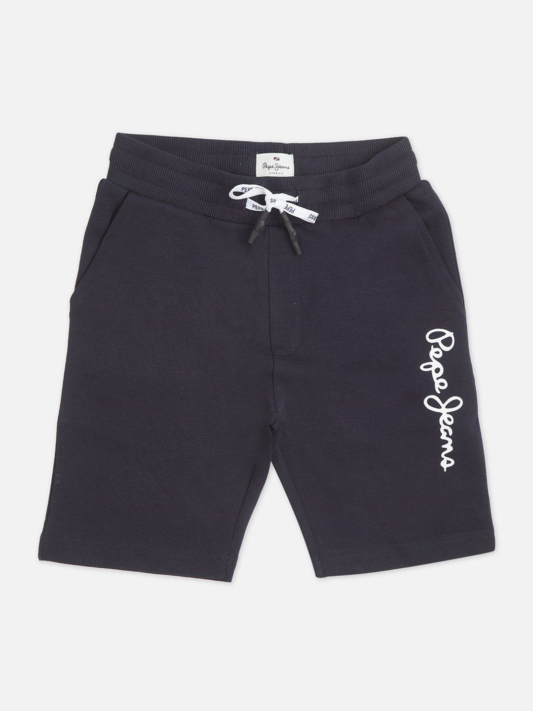 Pepe Jeans Boys Ribbed Waist Knit Shorts