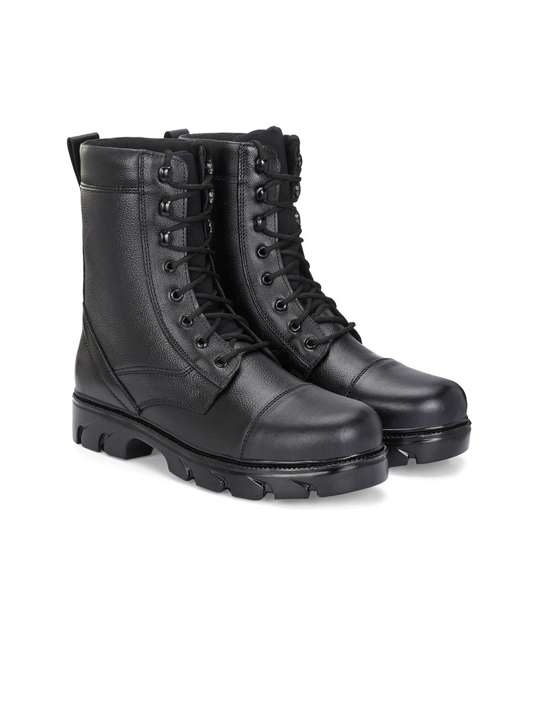 SHOE DAY Men Leather Biker Boots
