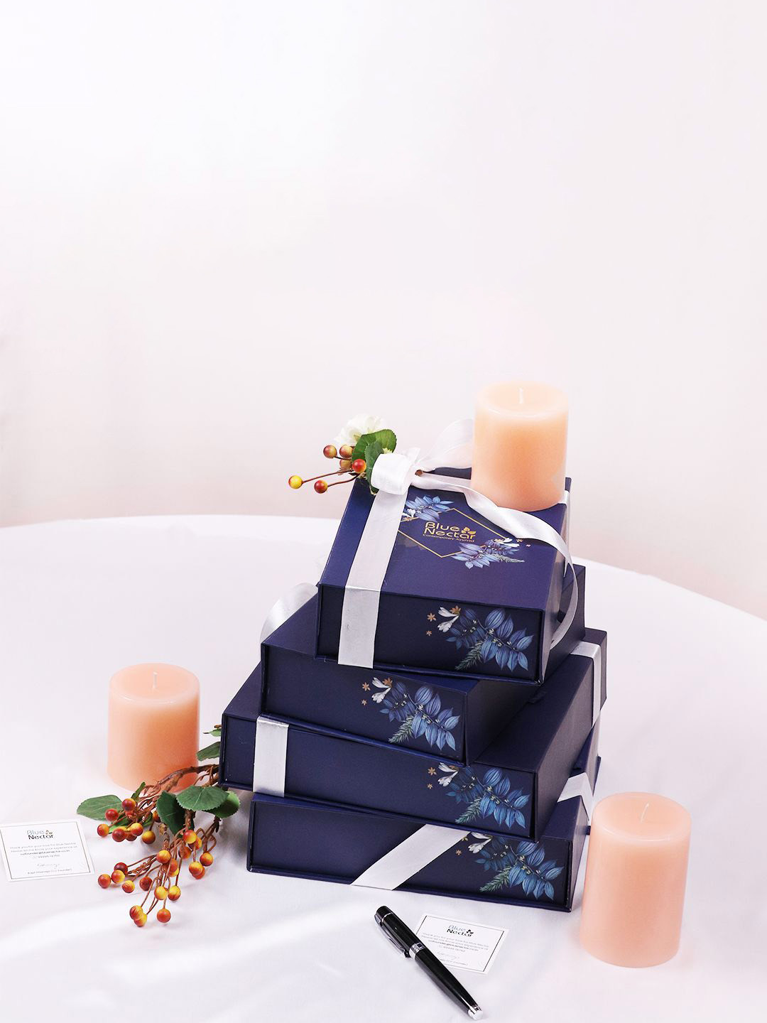 Blue Nectar Set Of 3 Vanilla Body Lotion & Honey Body Wash & Himalayan Rose Body Mist