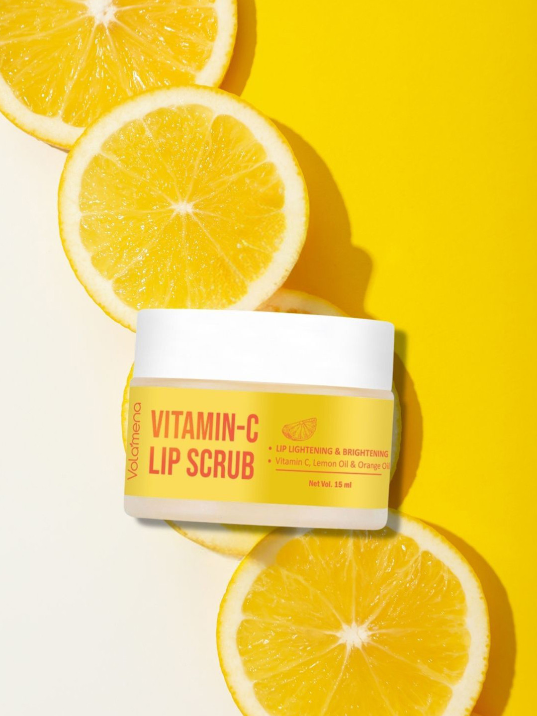 Volamena Vitamic C Lip Scrub For Brightening & Lightening Lips-15 ml