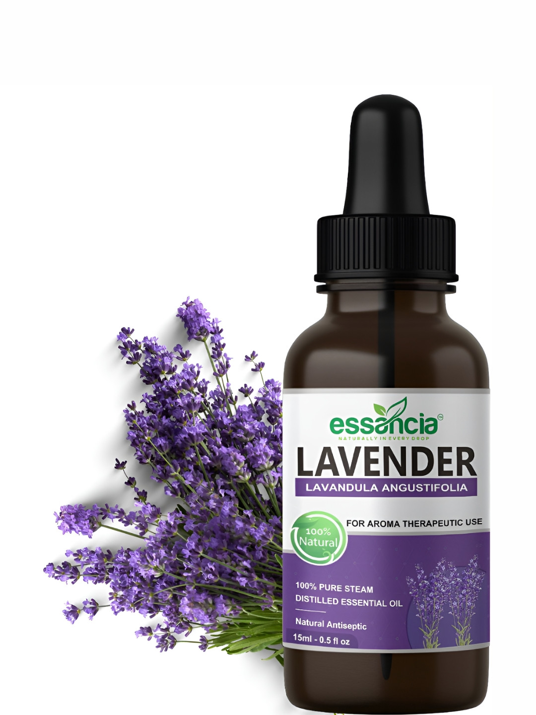 essancia Lavender Essential Oil For Aroma Therapy - 15ml